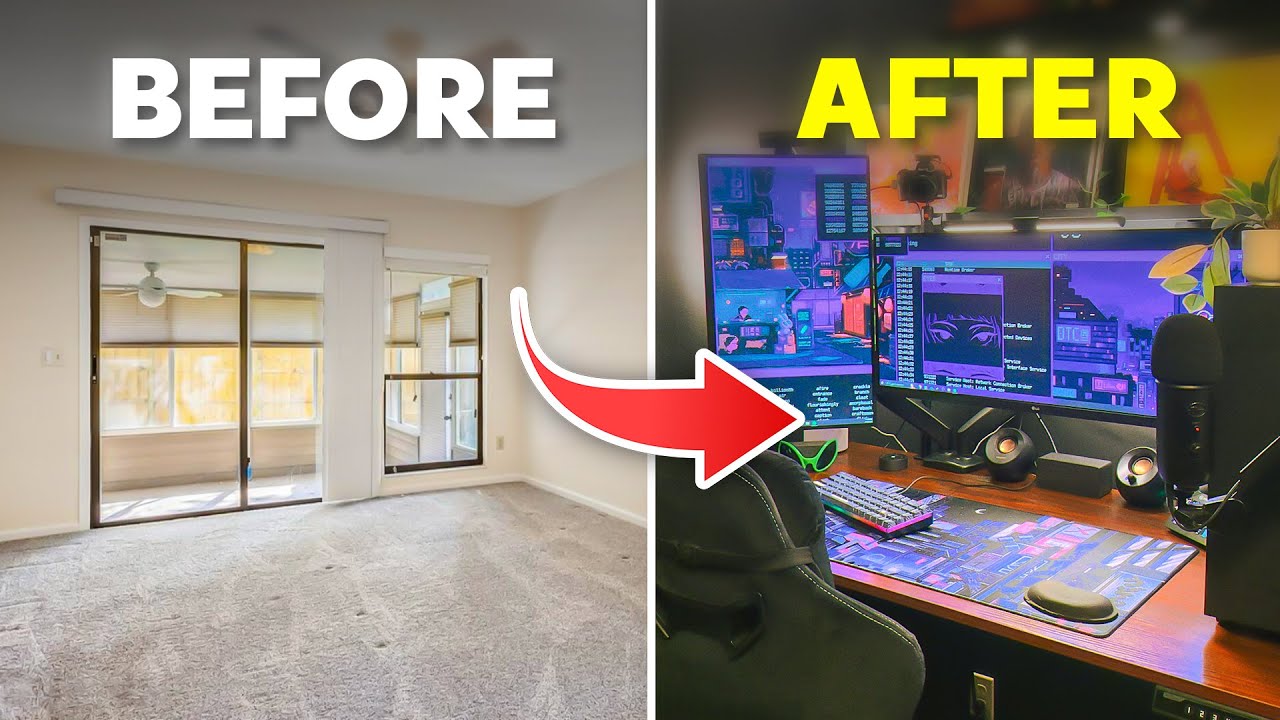 Building My Best Friend's DREAM Gaming Setup/Room