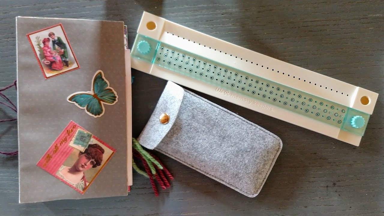 Book Binding Tool, We R Memory Keepers, first try