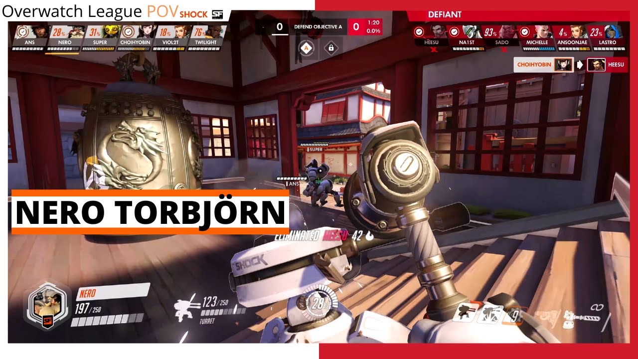 NERO TORBJ&Ouml;RN POV | Countdown Cup - Shock vs Defiant | OWL Season 2021 (Week 18)