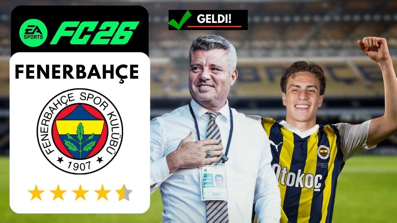 Sadettin Saran Başkan Oldu! Fenerbahçe'yi Yönetiyoruz! FC 26 FENERBAHÇE REBUILD!