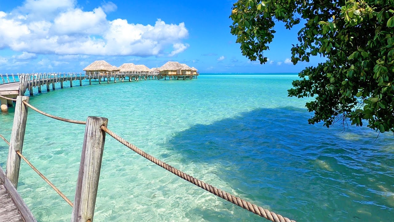 Bungalow Bliss: 3 Hours of Overwater Seaside Ambience From Tahiti
