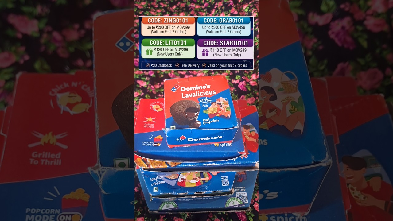 domino's coupon code promo offers discount cashback diwali navratri christmas newyear2027