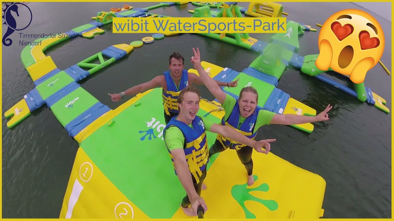 MEGA-PARCOURS AUF DEM WASSER | Der wibit WaterSports-Park in Timmendorfer Strand