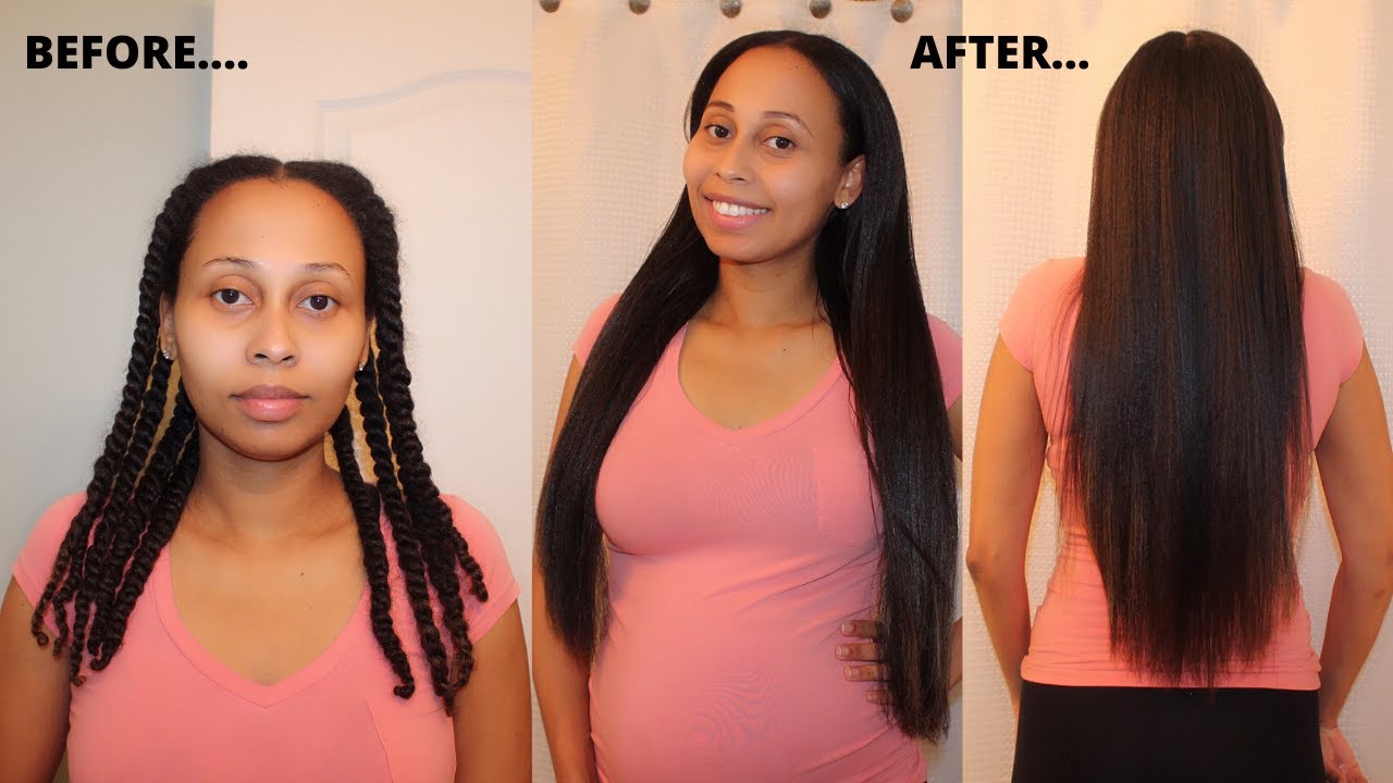 HOW I SILK PRESS MY NATURAL HAIR