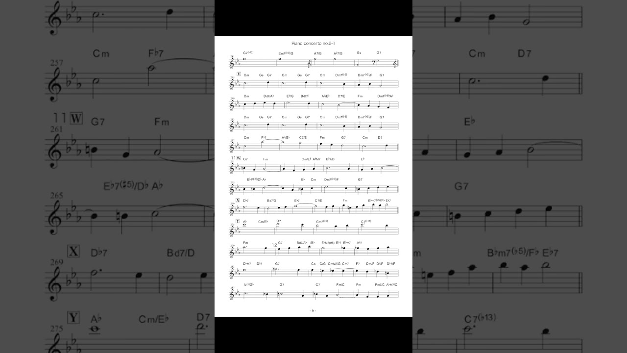 ラフマニノフ ピアノ協奏曲 第二番（自動演奏）分析 / Rachmaninoff Piano Concerto no.2 (automatic performance) with analysis