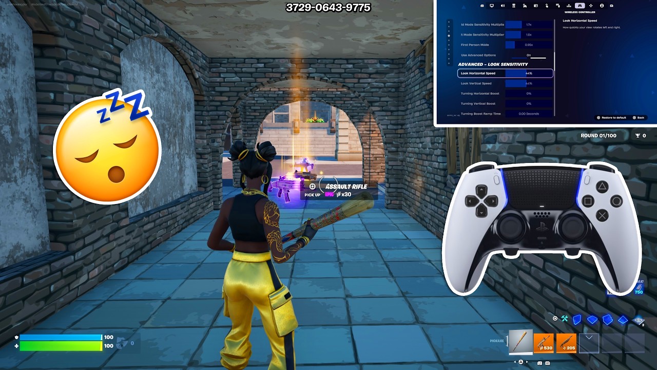 Fortnite Tilted Zone Wars Gameplay😴 (4K 120FPS) | PS5 Controller | Best Controller Settings🤯