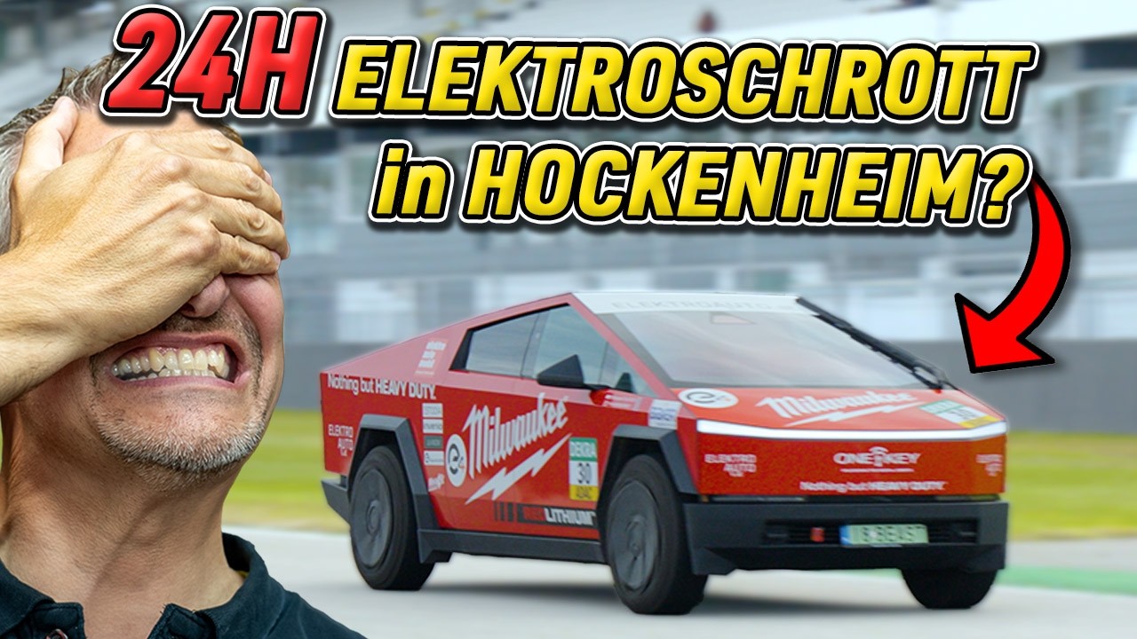 ELEKTROSCHROTT in HOCKENHEIM?!? 24 Stunden Rennen mit CYBERTRUCK