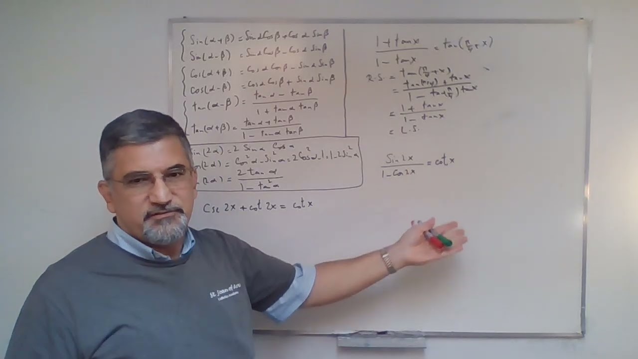 Chapter 7 - Trig. Equations/Identities: Proving Trig. Identities Sec. 4B | MHF4U1-Advanced Functions