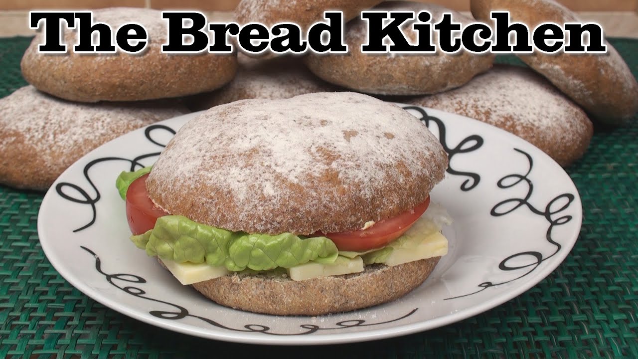 Wholemeal Baps Recipe in The Bread Kitchen