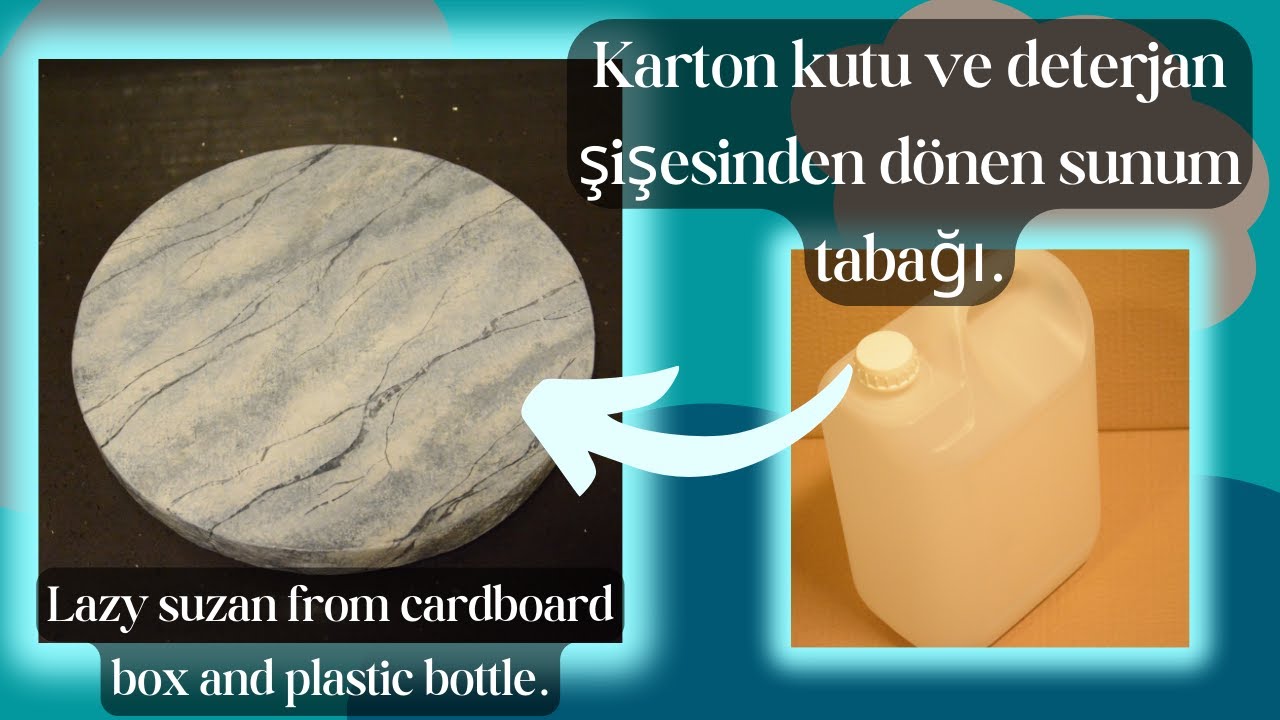 Dönen sunum tabağı yapımı | DIY Lazy Susan