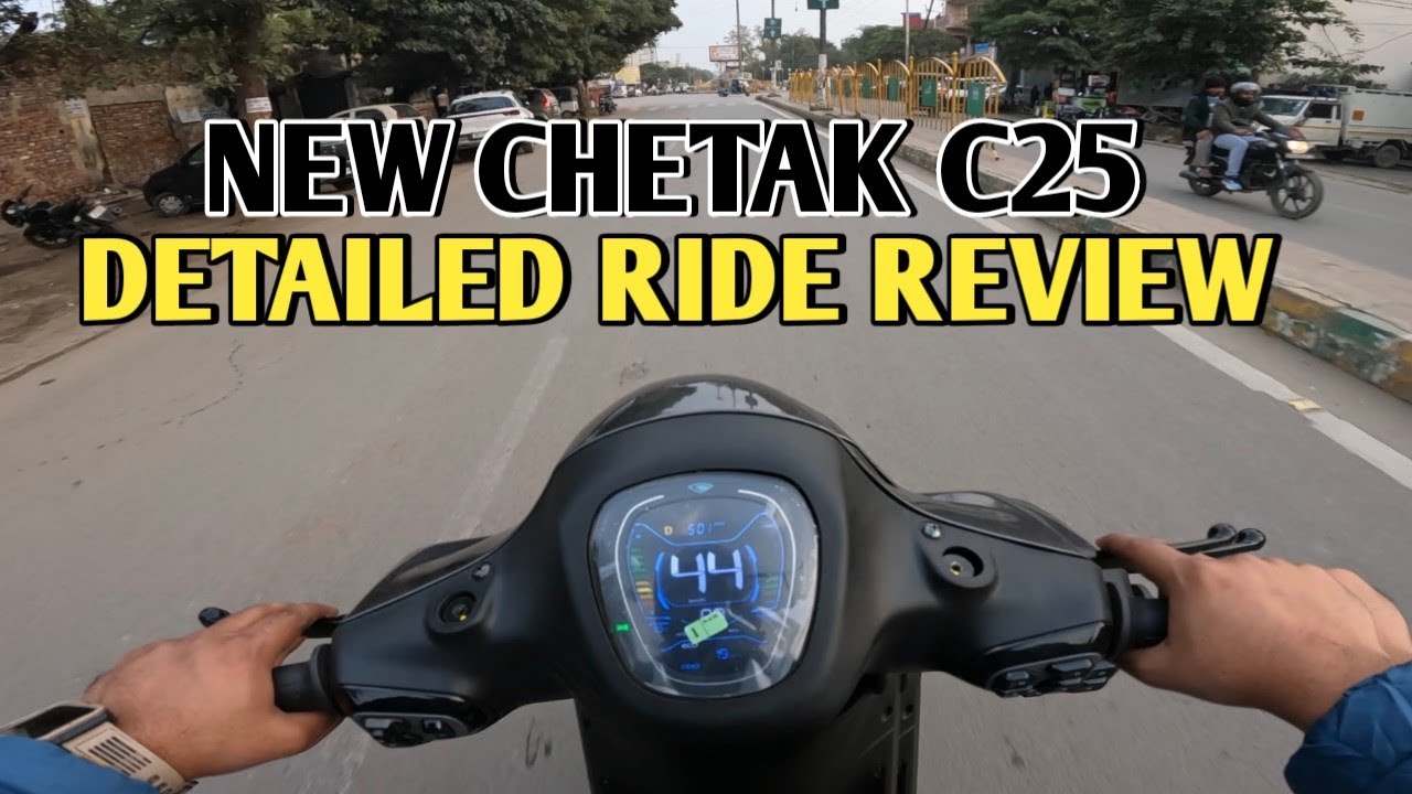New Chetak C25 Electric Scooter | Detailed Ride Review | PoweronTorque 