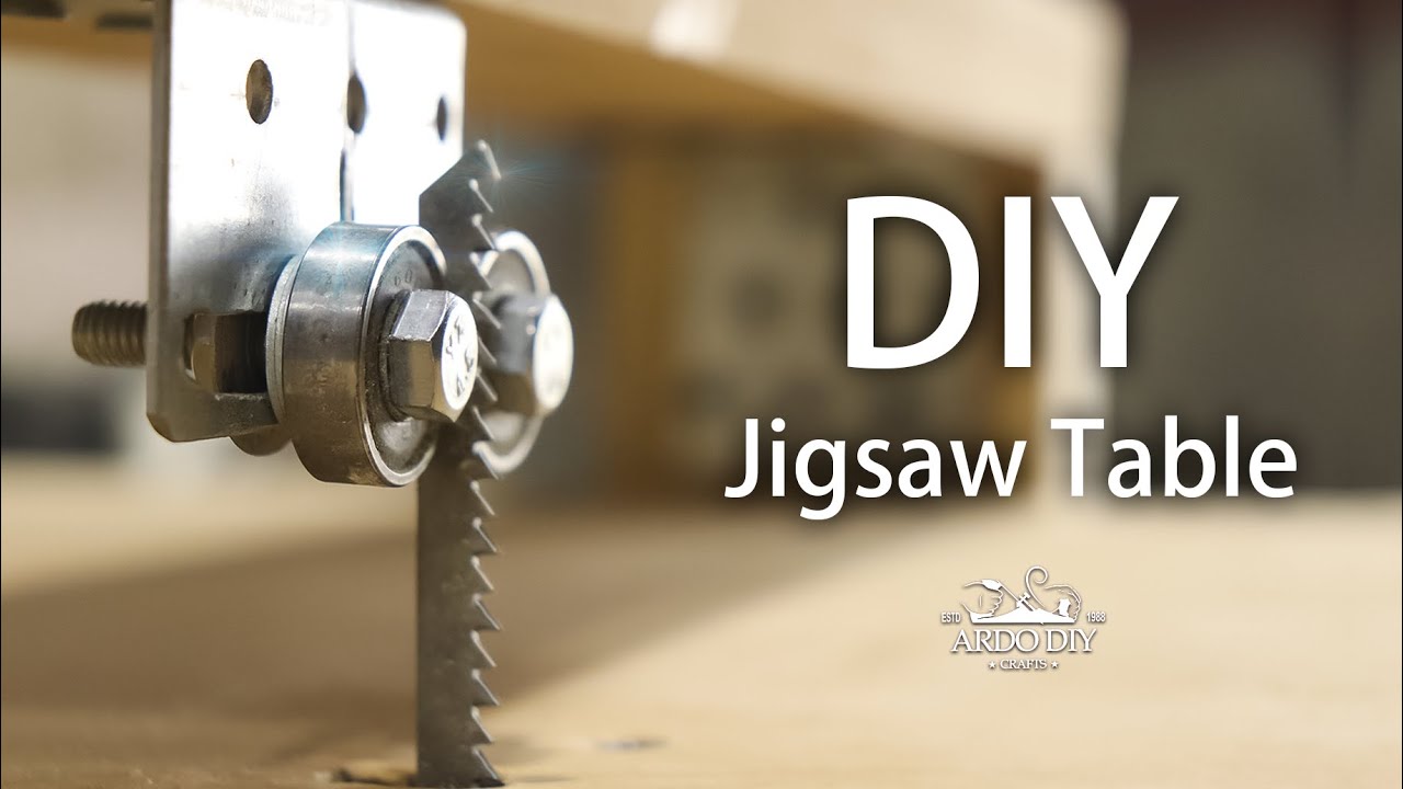 How To Make a Jigsaw Table Machine | ARDO DIY CRAFTS |