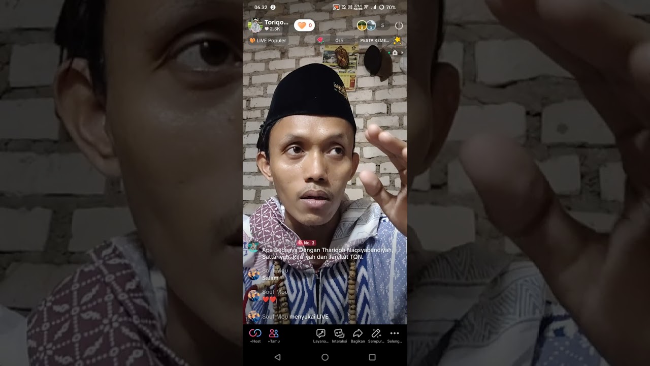 Dialog tentang Toriqoh Karkariyah Indonesia di Tiktok tadi pagi 