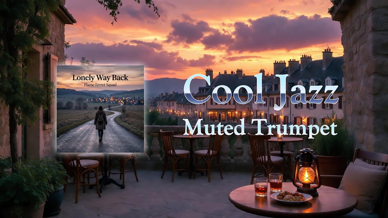 음악 카페🎶쿨 재즈 [ Lonely Way Back ] Music Cafe🎶Cool Jazz 🎶Muted Trumpet 🎶Instrumental 🎶BGM (광고 없음)