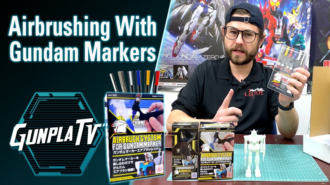 Airbrushing With Gundam Markers | Gunpla TV