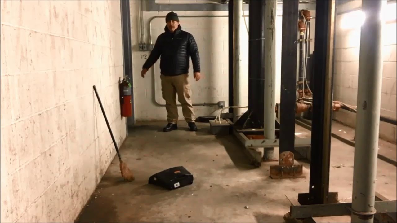 Elevator pit cleaning