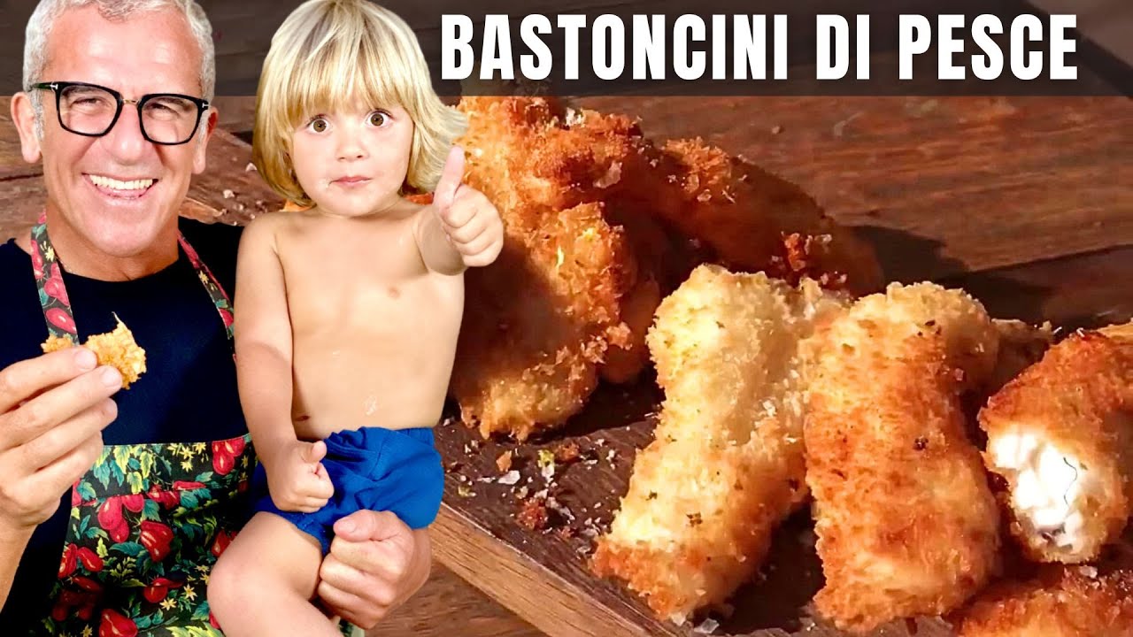 BASTONCINI DI PESCE fatti in casa con Panatura Croccante | Ricetta Chef Max Mariola