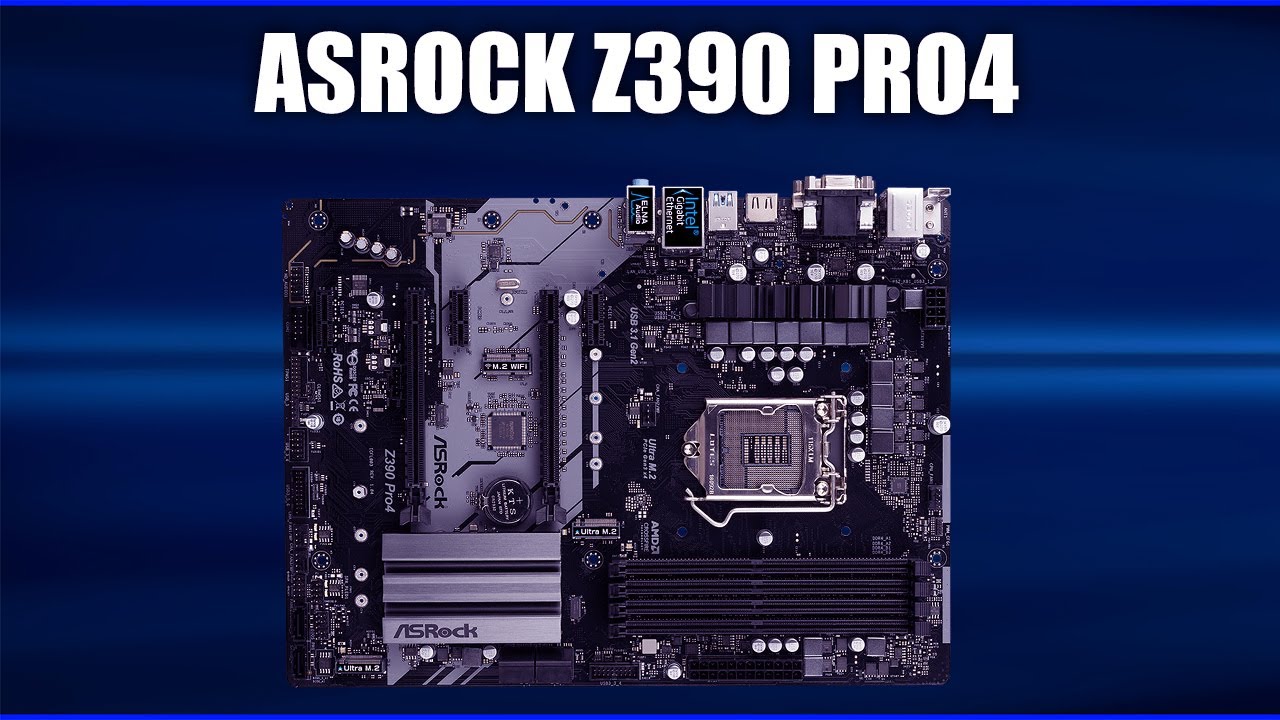 Материнская плата ASRock Z390 Pro4