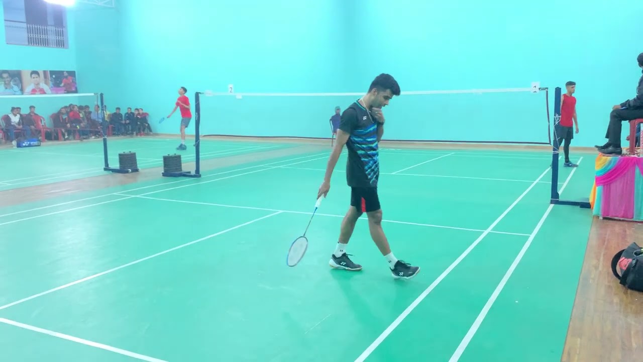 Akash vs Shantanu pre quarter state championship #badminton #youtube