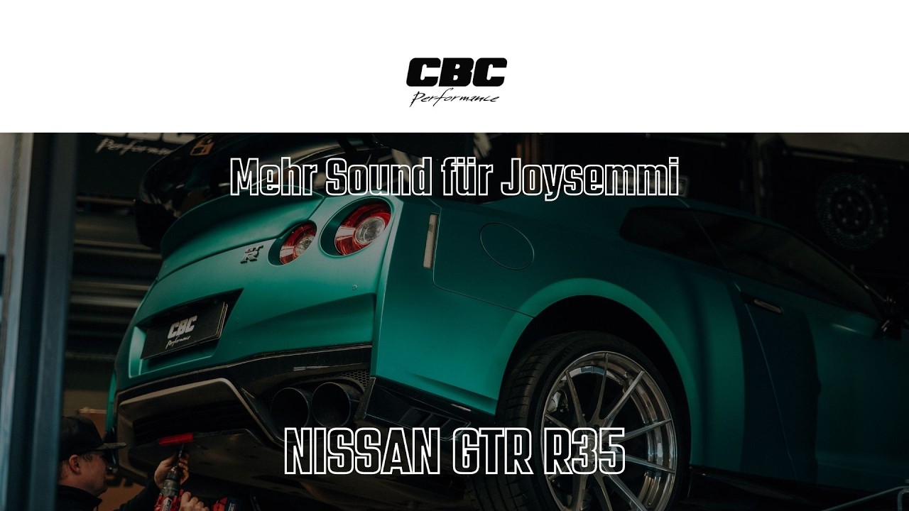 MEHR SOUND F&Uuml;R DEN NISSAN GTR R35 VON JOYSEMMI I GRAIL KLAPPENABGASANLAGE