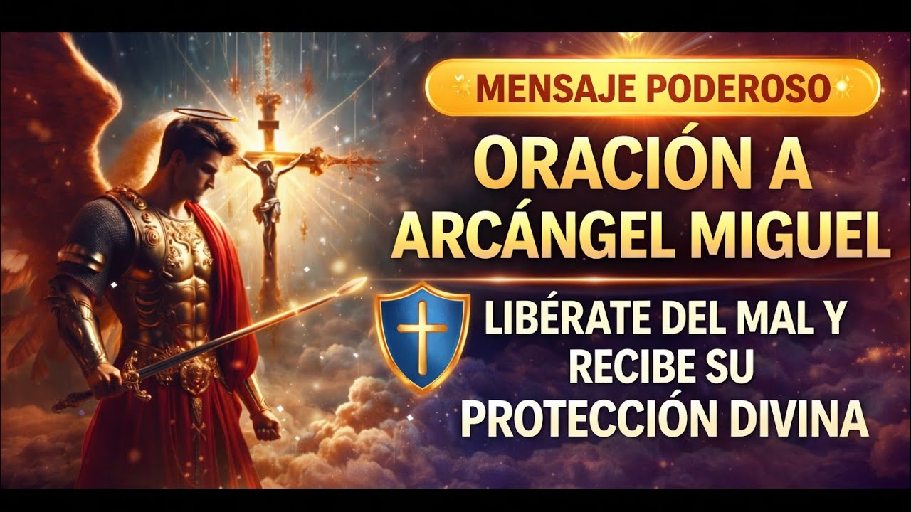 ✨ Mensaje Espiritual Arcángel Miguel ⚔️ Protección Divina y Liberación de Energías Negativas 