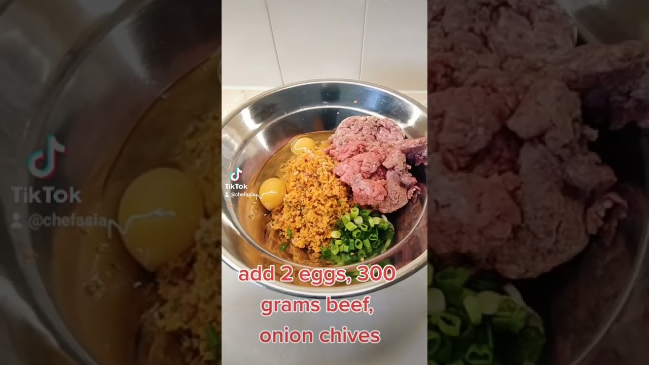 Quick and Easy Recipe - Beef Spring Rolls (Lumpiang Shanghai)