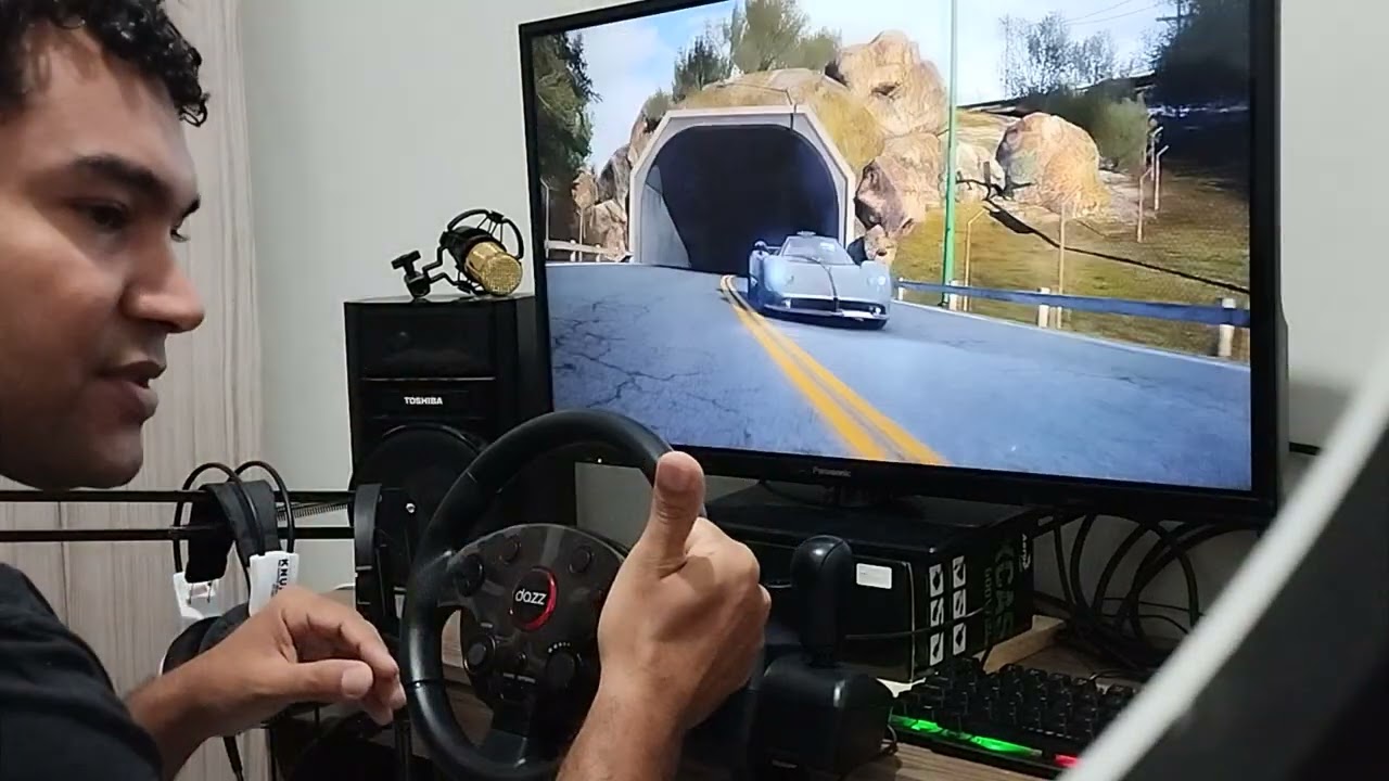 #volantegamer VOLANTE DAZZ CONFIGURAÇÃO