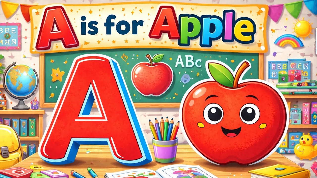 A to Z Phonics Song for Kids | ABC Rhymes & Alphabet Song | Little Learners TV #aforapplekidssong 
