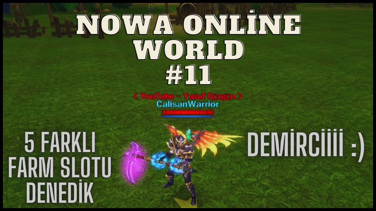 NOWA ONLİNE #11 | 5 FARKLI FARM SLOTU DENEDİK !!!