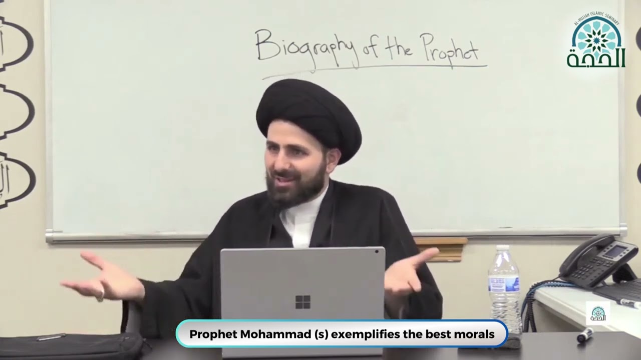 Prophet Mohammad (s) exemplifies the best morals.