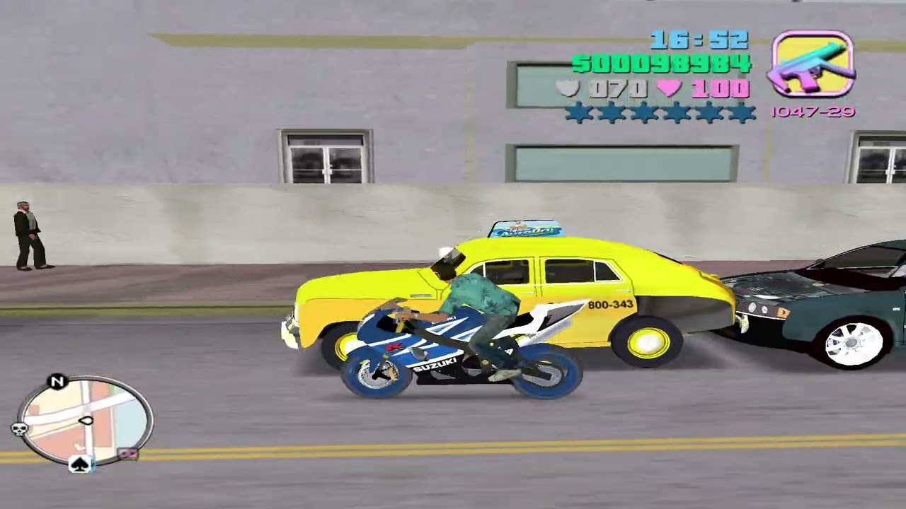 Create accidents in GTA Vice City