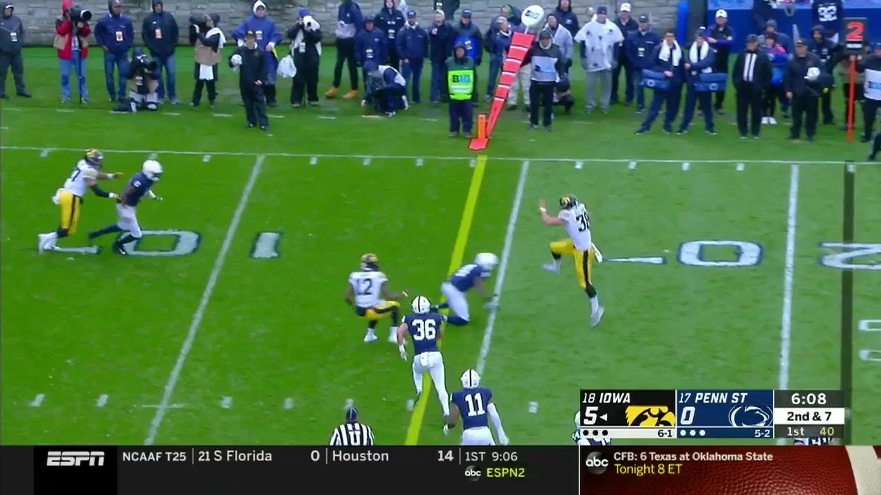 T.J. Hockenson's Catch & Hurdle vs. Penn State | Big Ten Football