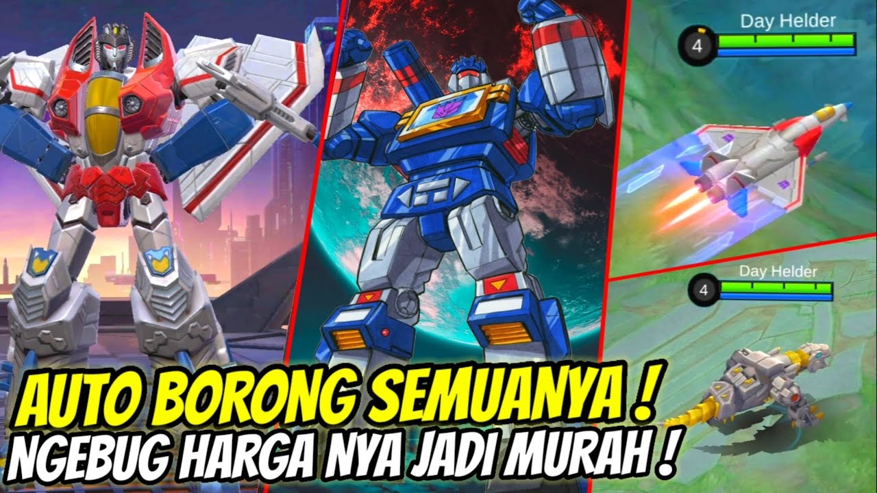 SKIN TRANSFORMERS NGEBUG JADI MURAH! BORONG SEMUANYA MONTON AUTO RUGI WKWK - Mobile Legends