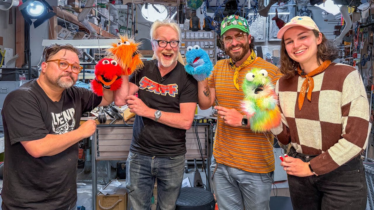 Adam Savage Builds a MONSTER (Puppet)