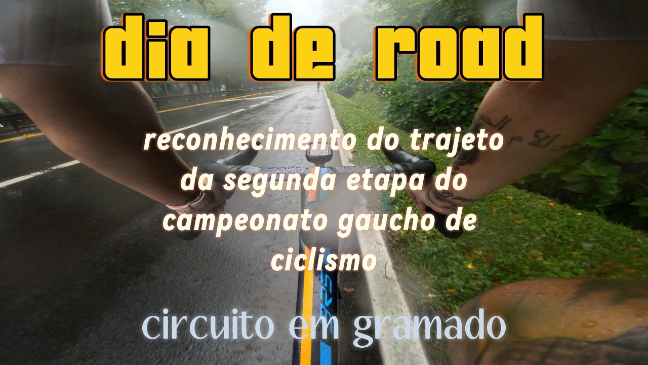 Reconhecimento do percurso da segunda etapa do Campeonato Gaúcho de ciclismo/ subimos por igrejinha