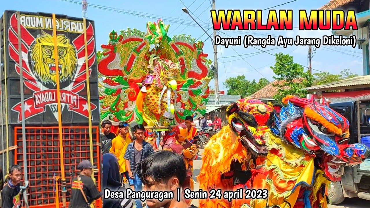 WARLAN MUDA - DAYUNI ( RANGDA AYU JARANG DIKELONI )❗Desa Panguragan 24 april 2023