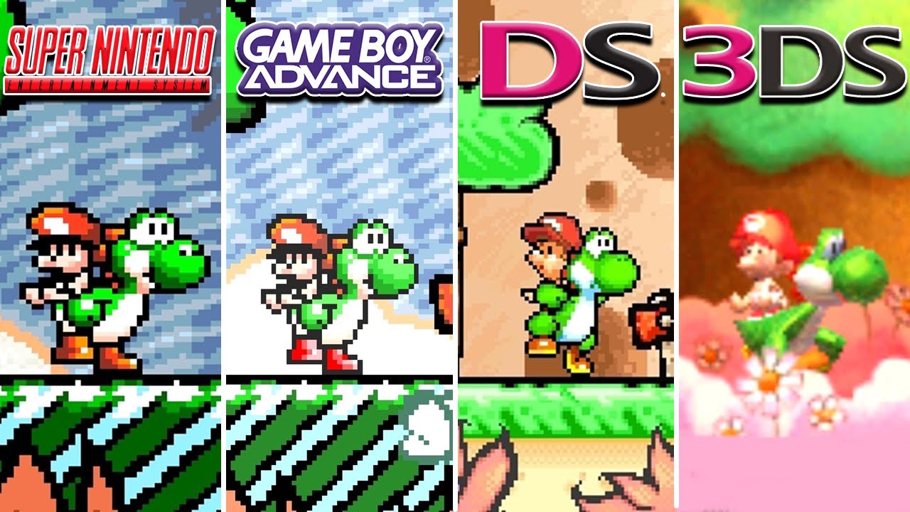 Yoshi's Island (1995) SNES vs GBA vs NDS vs 3DS (Which One is Better?)