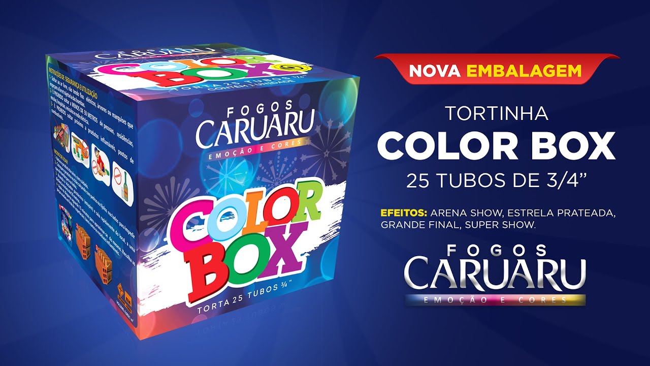 Torta Color Box - Arena Show - Fogos Caruaru - 4k