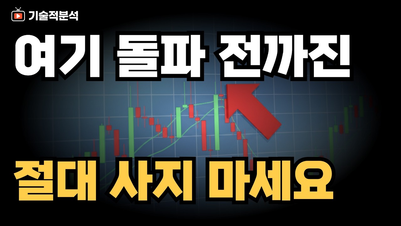 현재 반등이 '가짜'일 확률...매수 타이밍은 이 구간 돌파 시점입니다.