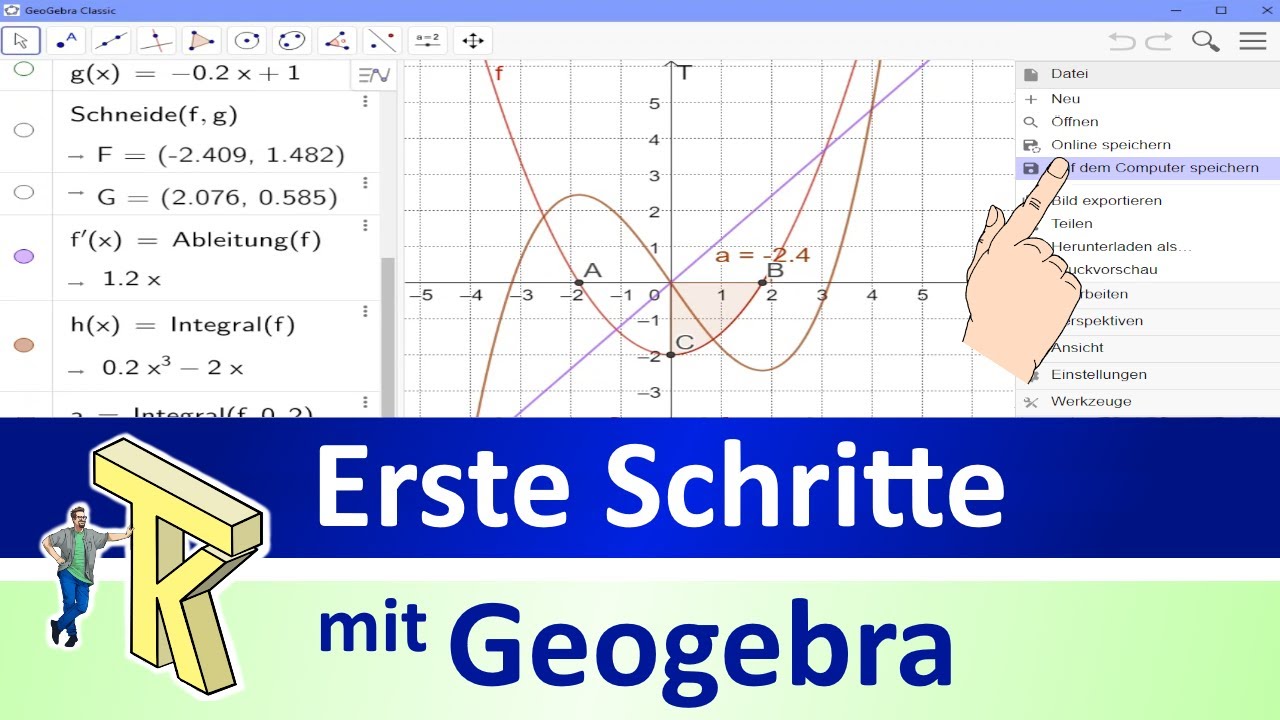 Erste Schritte mit Geogebra