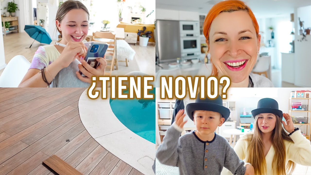 ¿Elaia tiene NOVIO? 😱 Así va la obra de la piscina 🏡 VLOG - Familia Carameluchi