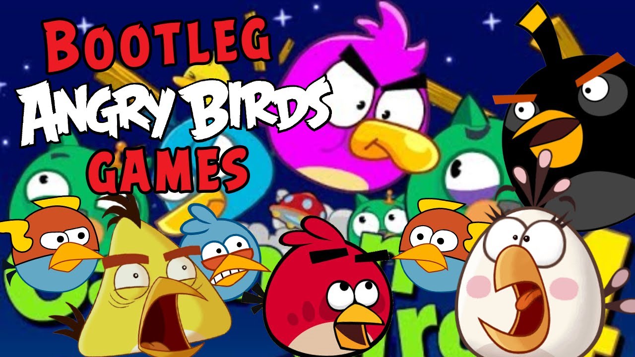 Angry Birds играют в странные игры Angry Birds