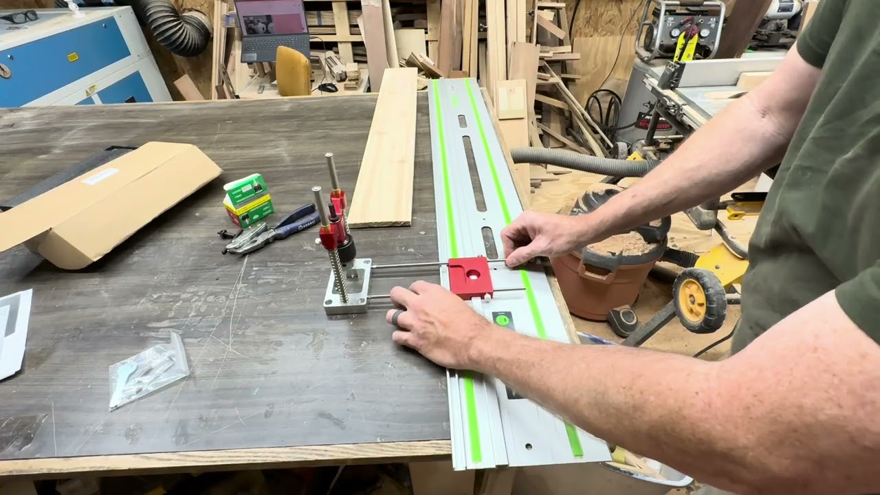 Will this really work with a Festool Track?  | ENJOYWOOD Precision Track Saw Rail Drill Guide