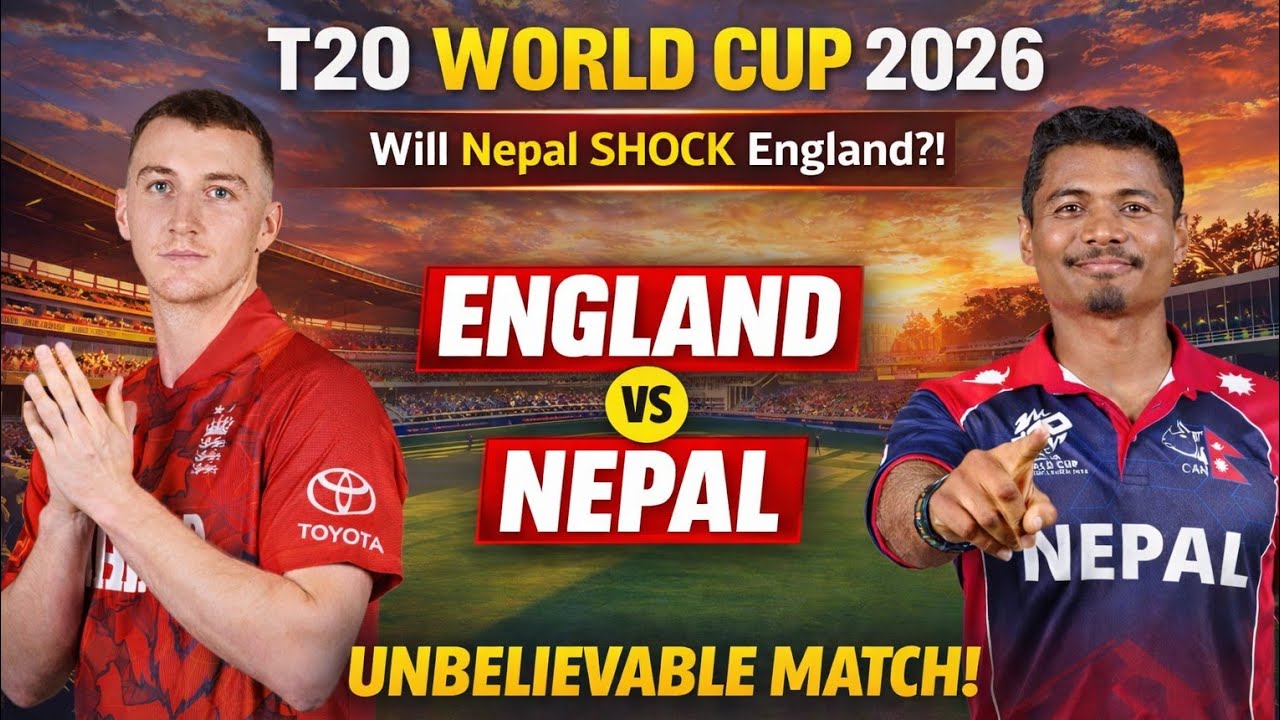 England vs Nepal Highlights | T20 World Cup 2026 । Will Nepal SHOCK England?! 🔥। #t20worldcup 