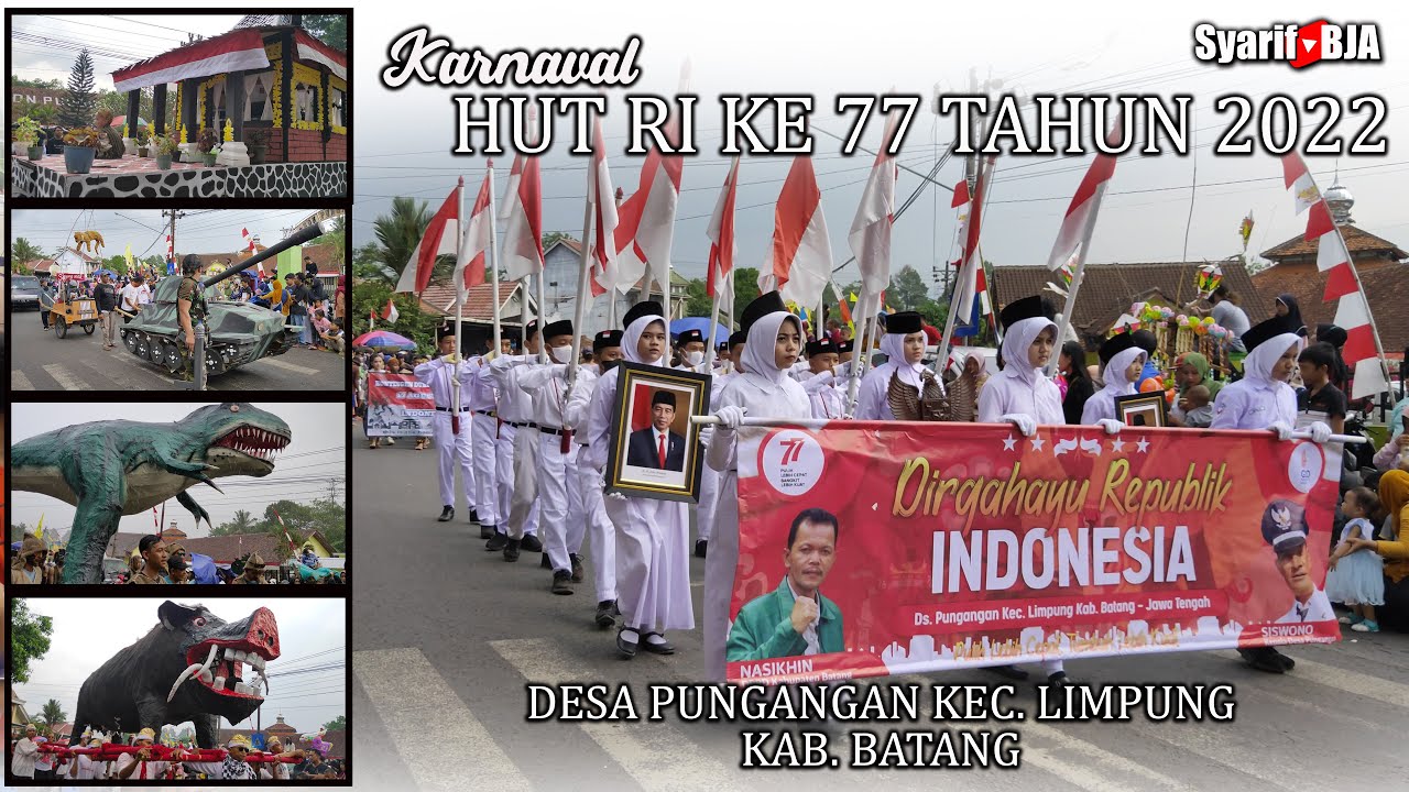 [FULL] KARNAVAL HUT RI KE 77 DESA PUNGANGAN KEC. LIMPUNG KAB. BATANG 28/08/22 || HUJAN TETAP LANJUT