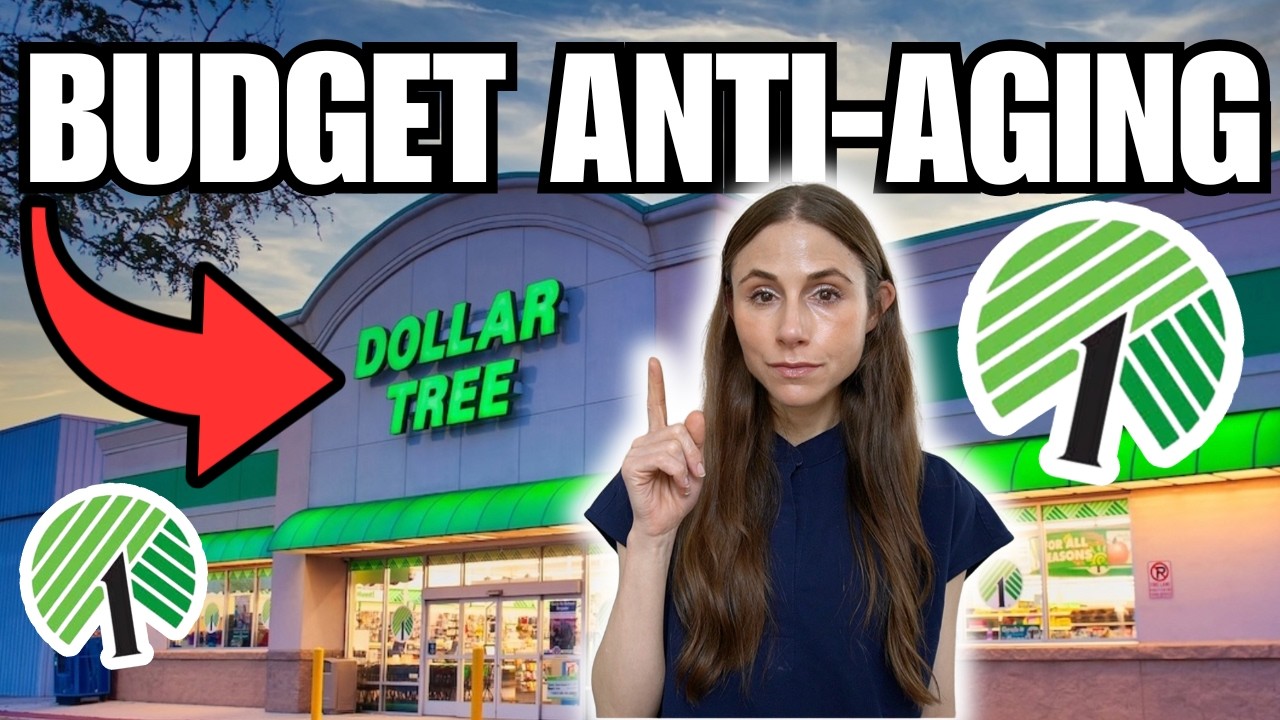 Dermatologist Shops Dollar Tree Skincare | Budget Anti-Aging Routine