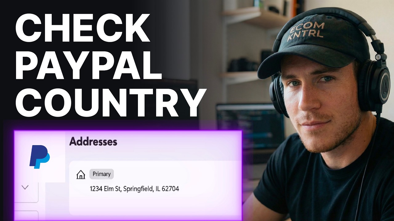 How To Check PayPal Account Country (2026) | Account Settings