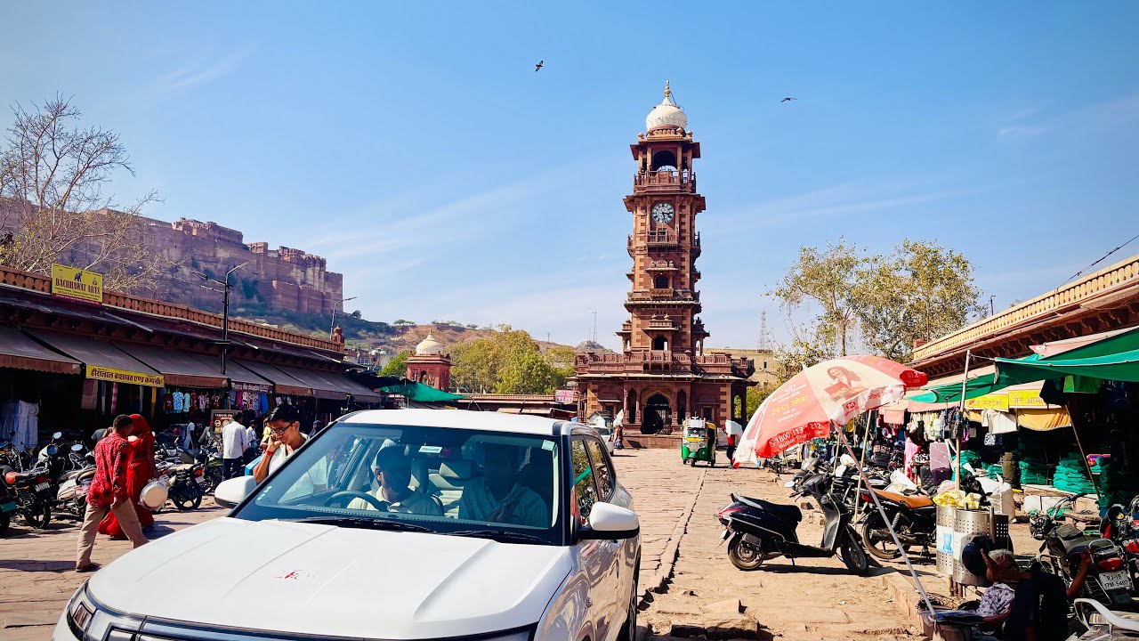 जोधपुर की सबसे पुरानी घड़ी और रंगीन बाजार | Ghantaghar Jodhpur Heritage Vlog