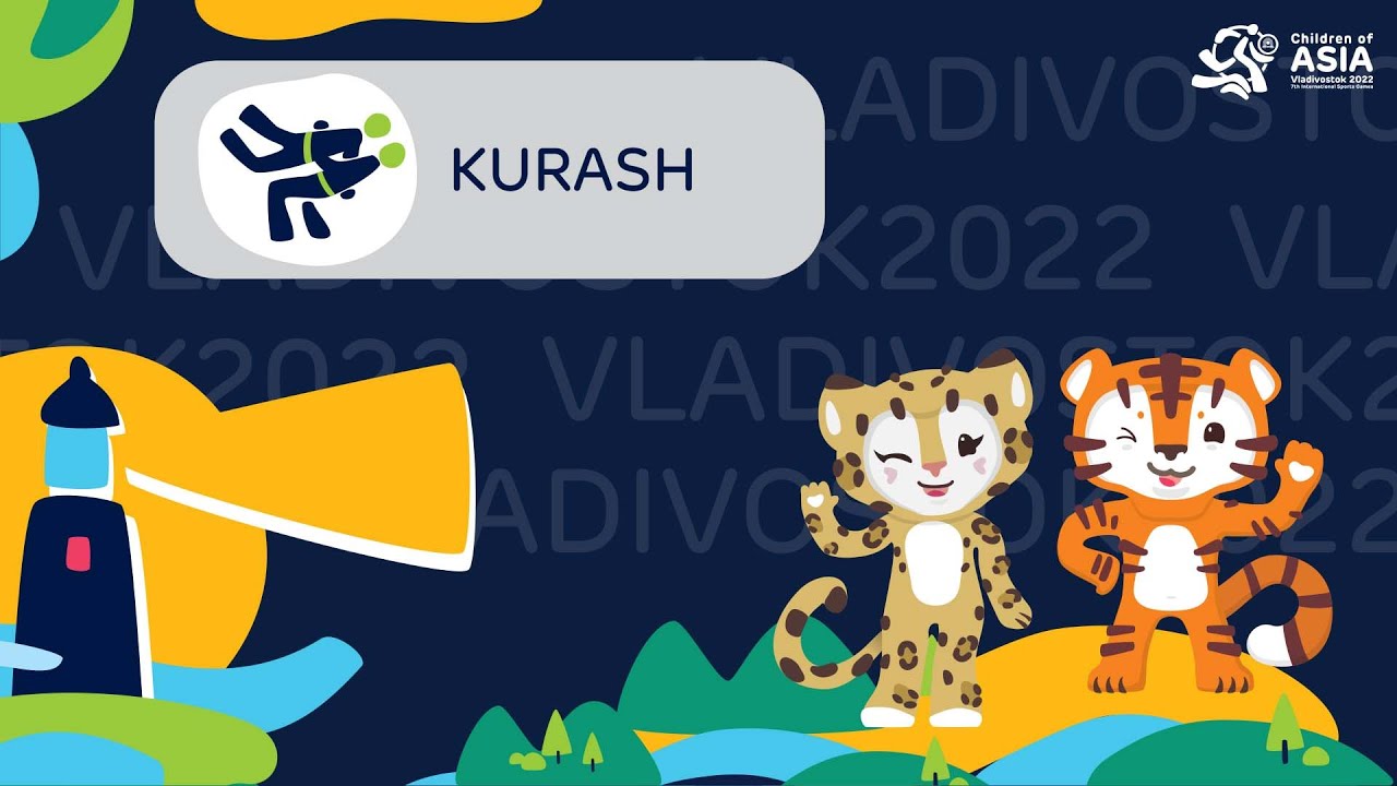 Children of Asia.  Kurash wrestling  06.08.2022
