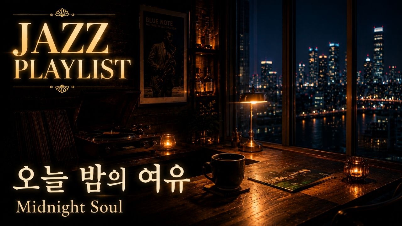 🎧 조용히 흐르는 도시 소울 재즈 BGM | 🌙 하루 끝에 어울리는 재즈 | City & Soul